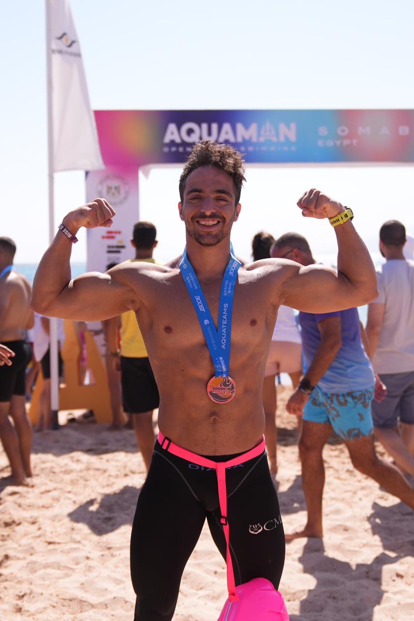 Open-water race result at Soma Bay